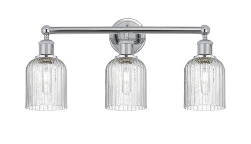 Bridal Veil - 3 Light - 23 inch - Polished Chrome - Bath Vanity Light (616-3W-PC-G559-5SDY)