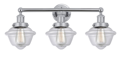 Oxford - 3 Light - 25 inch - Polished Chrome - Bath Vanity Light (616-3W-PC-G532)