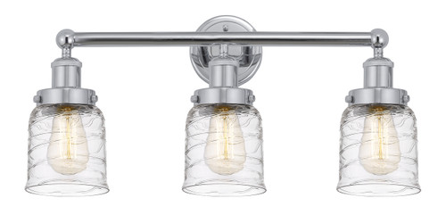 Bell - 3 Light - 23 inch - Polished Chrome - Bath Vanity Light (616-3W-PC-G513)