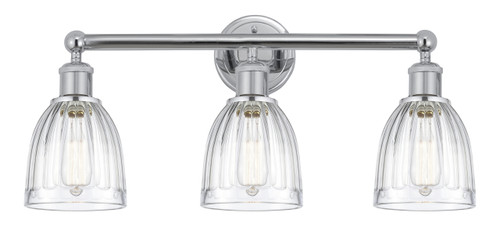 Brookfield - 3 Light - 24 inch - Polished Chrome - Bath Vanity Light (616-3W-PC-G442)