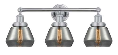 Fulton - 3 Light - 25 inch - Polished Chrome - Bath Vanity Light (616-3W-PC-G173)