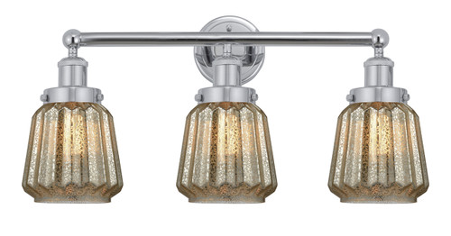 Chatham - 3 Light - 25 inch - Polished Chrome - Bath Vanity Light (616-3W-PC-G146)