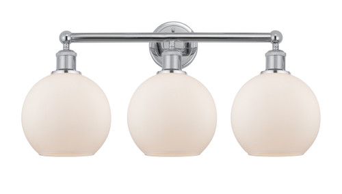 Athens - 3 Light - 26 inch - Polished Chrome - Bath Vanity Light (616-3W-PC-G121-8)