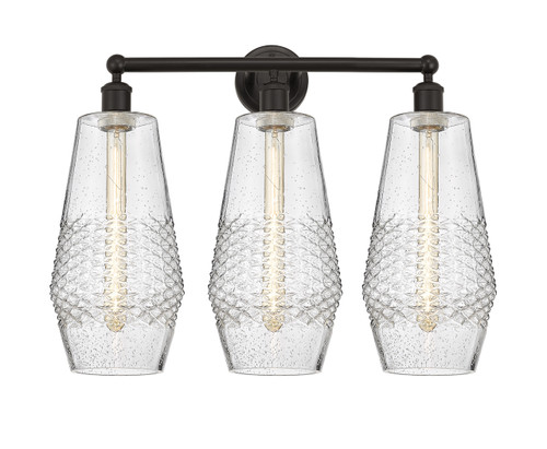 Windham - 3 Light - 25 inch - Oil Rubbed Bronze - Bath Vanity Light (616-3W-OB-G684-7)