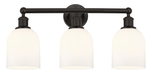 Bella - 3 Light - 24 inch - Oil Rubbed Bronze - Bath Vanity Light (616-3W-OB-G558-6GWH)