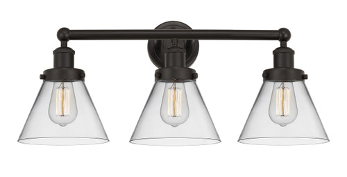 Cone - 3 Light - 26 inch - Oil Rubbed Bronze - Bath Vanity Light (616-3W-OB-G42)