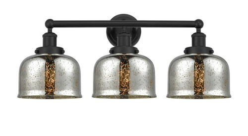 Bell - 3 Light - 26 inch - Matte Black - Bath Vanity Light (616-3W-BK-G78)