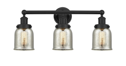 Bell - 3 Light - 23 inch - Matte Black - Bath Vanity Light (616-3W-BK-G58)