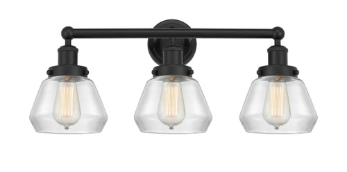 Fulton - 3 Light - 25 inch - Matte Black - Bath Vanity Light (616-3W-BK-G172)