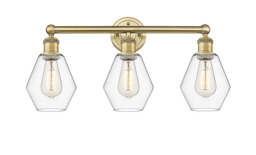 Cindyrella - 3 Light - 24 inch - Brushed Brass - Bath Vanity Light (616-3W-BB-G652-6)