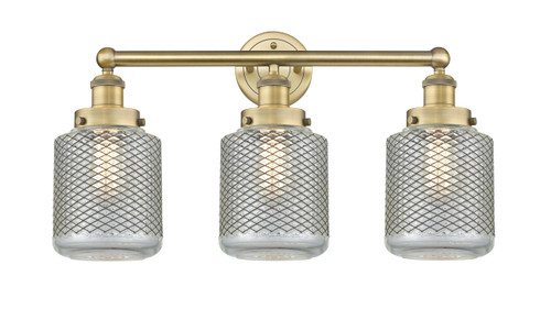 Stanton - 3 Light - 24 inch - Brushed Brass - Bath Vanity Light (616-3W-BB-G262)