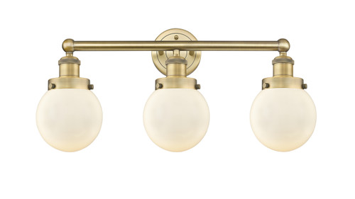 Beacon - 3 Light - 24 inch - Brushed Brass - Bath Vanity Light (616-3W-BB-G201-6)