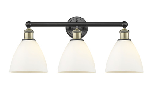 Bristol - 3 Light - 26 inch - Black Antique Brass - Bath Vanity Light (616-3W-BAB-GBD-751)