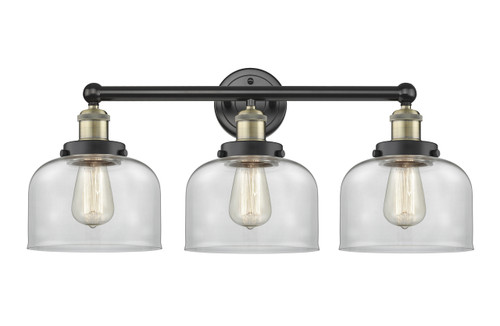 Bell - 3 Light - 26 inch - Black Antique Brass - Bath Vanity Light (616-3W-BAB-G72)