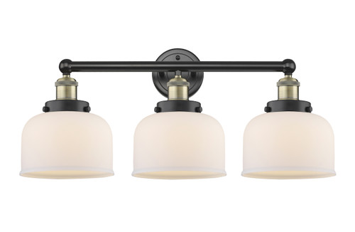 Bell - 3 Light - 26 inch - Black Antique Brass - Bath Vanity Light (616-3W-BAB-G71)