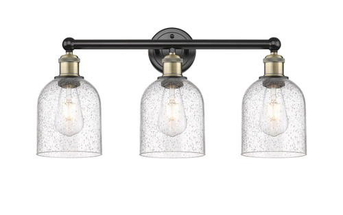 Bella - 3 Light - 24 inch - Black Antique Brass - Bath Vanity Light (616-3W-BAB-G558-6SDY)