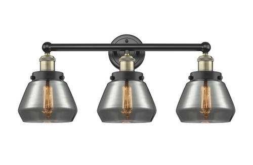 Fulton - 3 Light - 25 inch - Black Antique Brass - Bath Vanity Light (616-3W-BAB-G173)