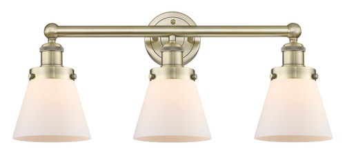 Cone - 3 Light - 24 inch - Antique Brass - Bath Vanity Light (616-3W-AB-G61)
