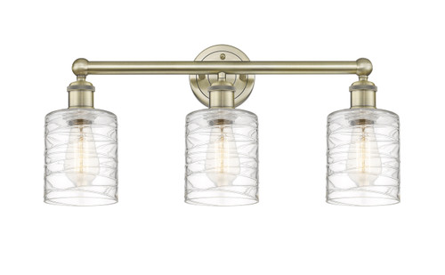 Cobbleskill - 3 Light - 23 inch - Antique Brass - Bath Vanity Light (616-3W-AB-G1113)