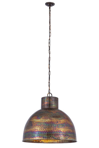 Charita - 3 Light - 24 inch - Burnt Copper - Cord hung - Pendant (650-3P-BC-24)