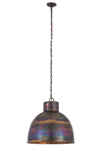 Charita - 3 Light - 20 inch - Burnt Copper - Cord hung - Pendant (650-3P-BC-20)