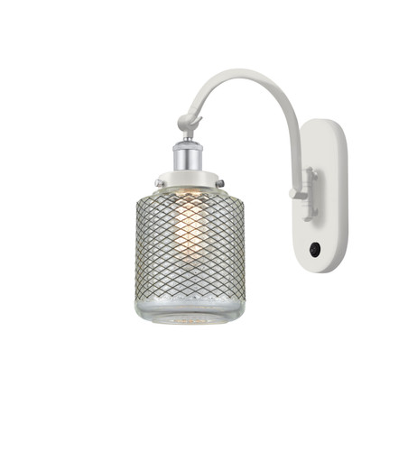 Stanton - 1 Light - 6 inch - White Polished Chrome - Sconce (918-1W-WPC-G262)