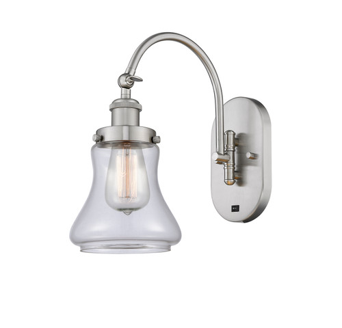 Bellmont - 1 Light - 7 inch - Brushed Satin Nickel - Sconce (918-1W-SN-G192-LED)
