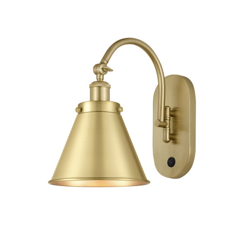 Appalachian - 1 Light - 8 inch - Satin Gold - Sconce (918-1W-SG-M13-SG-LED)