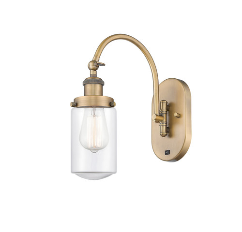 Dover - 1 Light - 5 inch - Brushed Brass - Sconce (918-1W-BB-G312)