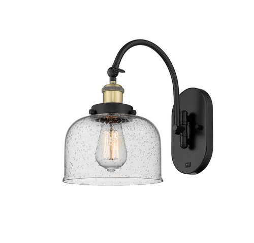 Bell - 1 Light - 8 inch - Black Antique Brass - Sconce (918-1W-BAB-G74)