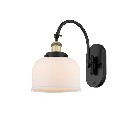Bell - 1 Light - 8 inch - Black Antique Brass - Sconce (918-1W-BAB-G71-LED)