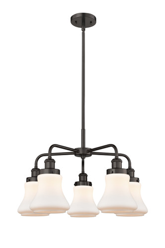 Bellmont - 5 Light - 25 inch - Oil Rubbed Bronze - Chandelier (916-5CR-OB-G191)