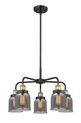 Cone - 5 Light - 24 inch - Black Antique Brass - Chandelier (916-5CR-BAB-G53)