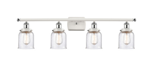 Bell - 4 Light - 36 inch - White Polished Chrome - Bath Vanity Light (916-4W-WPC-G54)