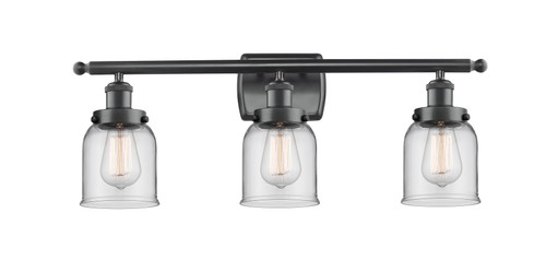 Bell - 3 Light - 26 inch - Matte Black - Bath Vanity Light (916-3W-BK-G52-LED)