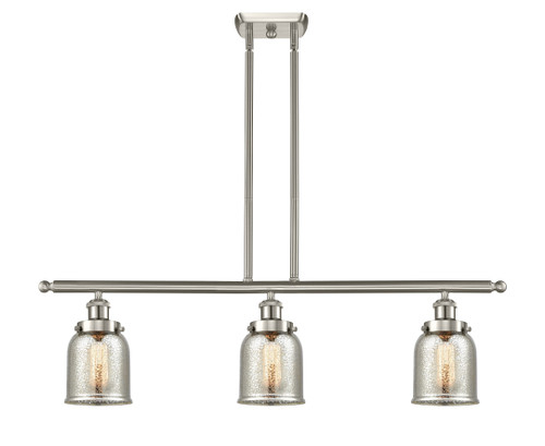Bell - 3 Light - 36 inch - Brushed Satin Nickel - Stem Hung - Island Light (916-3I-SN-G58-LED)