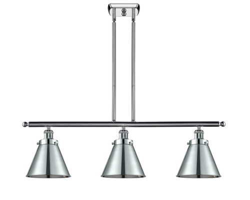 Appalachian - 3 Light - 36 inch - Polished Chrome - Stem Hung - Island Light (916-3I-PC-M13-PC-LED)