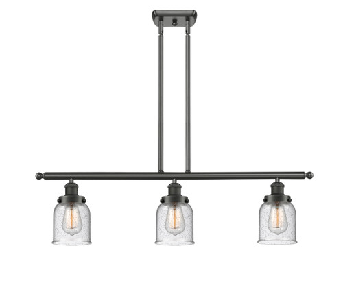 Bell - 3 Light - 36 inch - Oil Rubbed Bronze - Stem Hung - Island Light (916-3I-OB-G54)