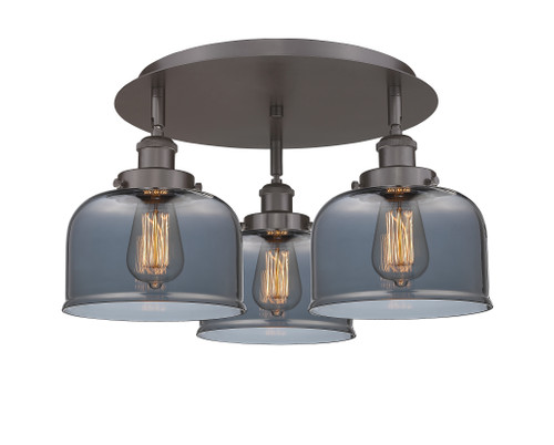 Cone - 3 Light - 20 inch - Oil Rubbed Bronze - Flush Mount (916-3C-OB-G73)