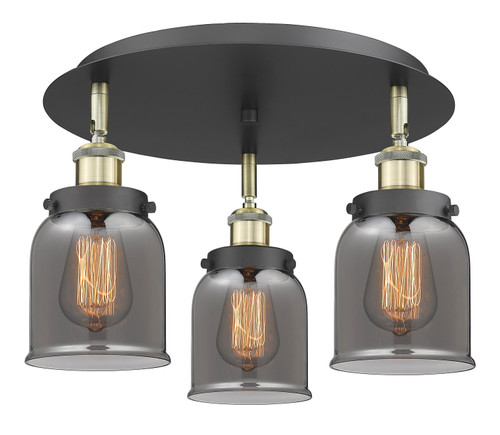 Cone - 3 Light - 17 inch - Black Antique Brass - Flush Mount (916-3C-BAB-G53)