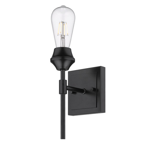 Ormond 1 Light Vanity In Matte Black (2120-BA1 BLK)