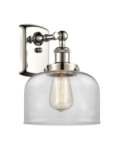 Bell - 1 Light - 8 inch - Polished Nickel - Sconce (916-1W-PN-G72-LED)