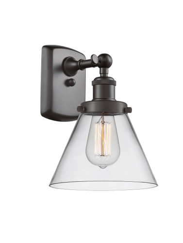 Cone - 1 Light - 8 inch - Oil Rubbed Bronze - Sconce (916-1W-OB-G42-LED)