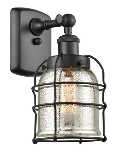 Bell Cage - 1 Light - 5 inch - Matte Black - Sconce (916-1W-BK-G58-CE)