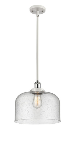 Bell - 1 Light - 12 inch - White Polished Chrome - Mini Pendant (916-1S-WPC-G74-L-LED)