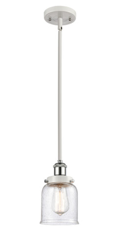 Bell - 1 Light - 5 inch - White Polished Chrome - Mini Pendant (916-1S-WPC-G54-LED)