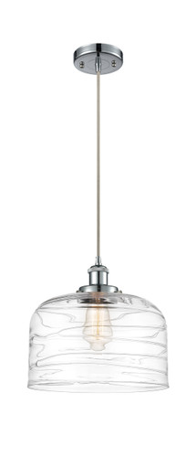 Bell - 1 Light - 12 inch - Polished Chrome - Cord hung - Mini Pendant (916-1P-PC-G713-L)