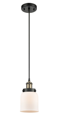 Bell - 1 Light - 5 inch - Black Antique Brass - Cord hung - Mini Pendant (916-1P-BAB-G51-LED)