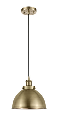 Derby - 1 Light - 10 inch - Antique Brass - Cord hung - Mini Pendant (916-1P-AB-MFD-10-AB)
