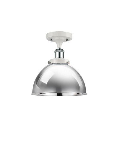 Derby - 1 Light - 10 inch - White Polished Chrome - Semi-Flush Mount (916-1C-WPC-MFD-10-PC-LED)